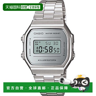 香港直邮Casio卡西欧日韩腕表简约银色数位显示STANDARD系列