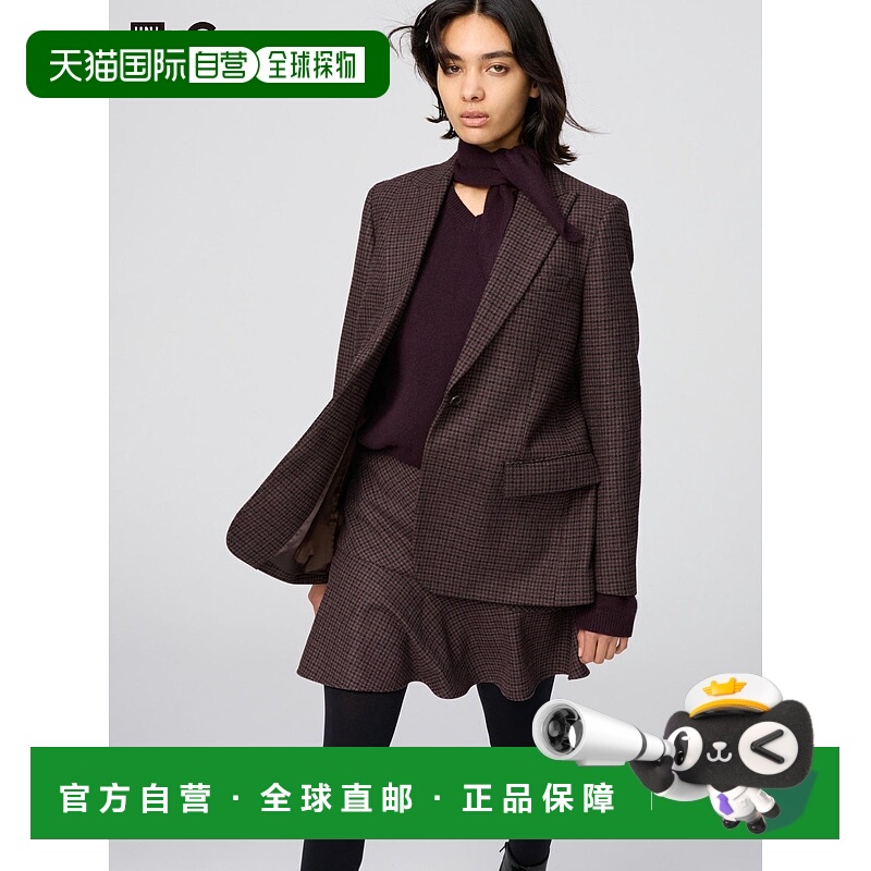 日本直邮Uniqlo Tweed 粗花呢西装外套 479668优衣库休闲简约上衣