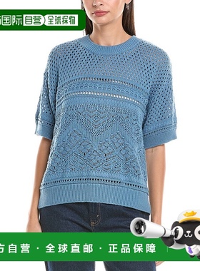 自营 ANNA KAY针织套头衫-蓝色针织衫 美国直发奥莱