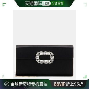 1h可退 香港直邮ROGER VIVIER 罗杰 维维亚 女士 晚宴信封绸缎手