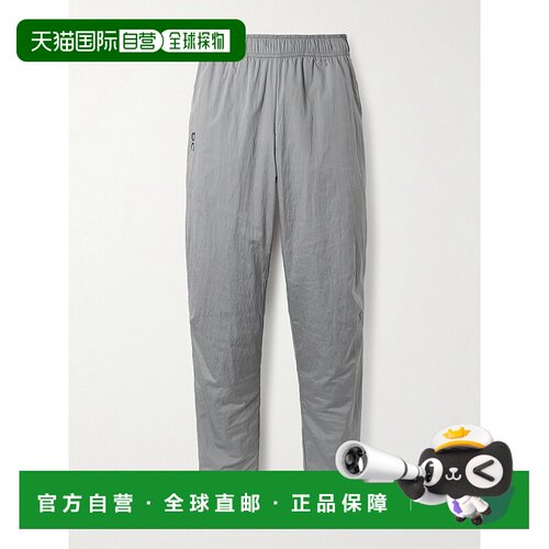 1h可退 香港直邮潮奢 On 男士 Court Crinkled-Shell 锥形裤子 1M