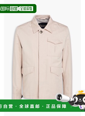 1h可退 香港直邮Herno 男士 棉麻混纺军装夹克 GI000342U13161260