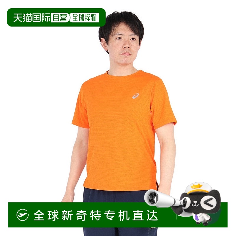 日潮跑腿ASICS亚瑟士 (男装) One Point 短袖T恤 橙色L 2013A361.