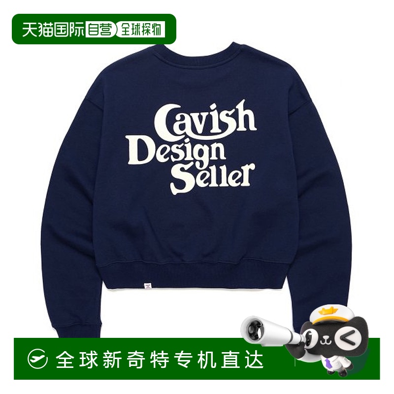 韩国直邮CAVISH 女士女士卫衣/绒衫CV2CSFM466ANV W SELLER LOGO S
