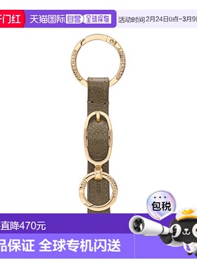 自营1h可退 欧洲直邮Longchamp珑骧 Le Foulonne 女士灰绿色/金色