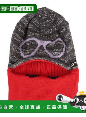 日本直邮PHENIX 儿童Color glasses针织帽 ESB24HW83 黑色 针织帽