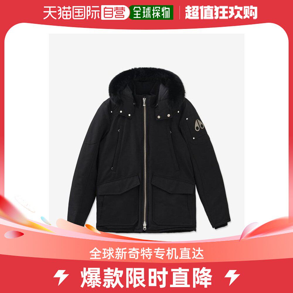 韩国直邮moose knuckles 羽绒服男士pearson hooded fur parka mk