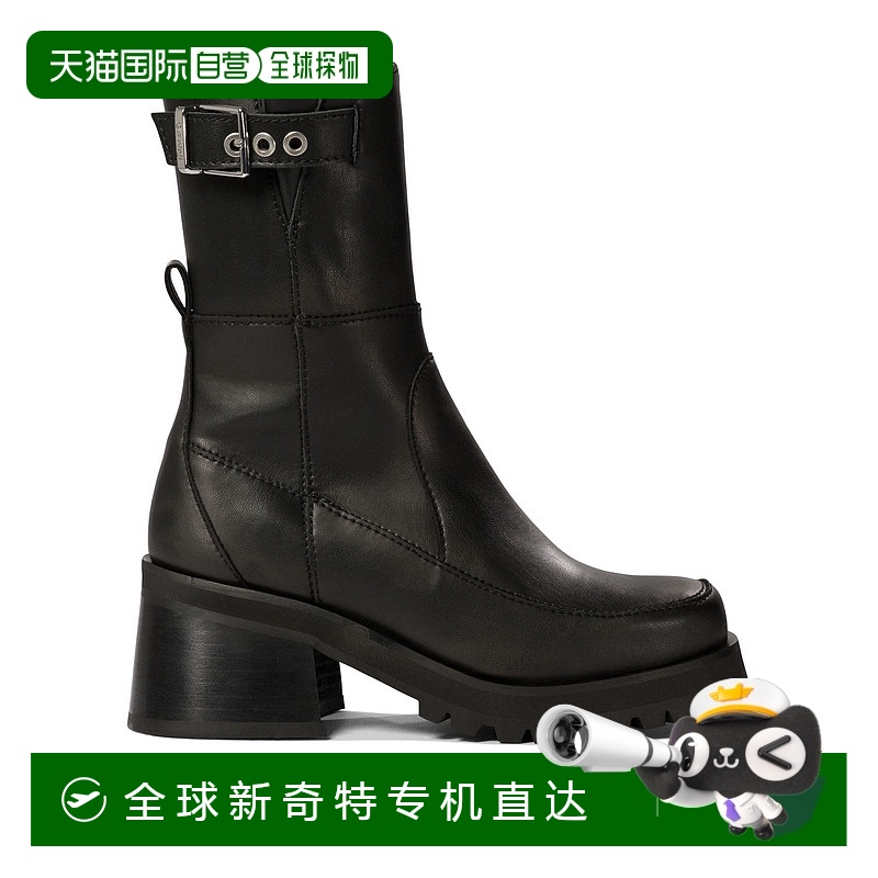 香港直邮GANNI 女士靴子 S2784099 AW2024 黑色 Ganni Ankle Boot