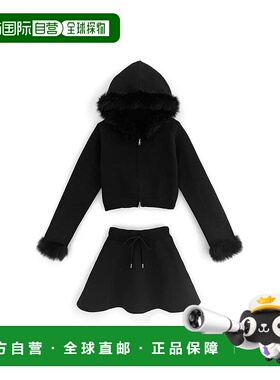 日本直邮日潮 GRL毛绒外套×伞裙针织套装an1481裙子a字裙