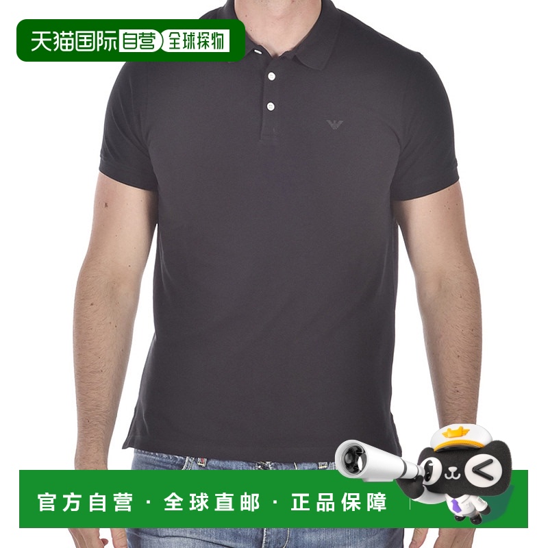 1h可退 香港直邮EMPORIO ARMANI 男士T恤 8N1F121J0SZBLACK SS202