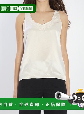 香港直邮CELINE 女士背心吊带 RB01D276L01OW AW2025 白色 无袖背