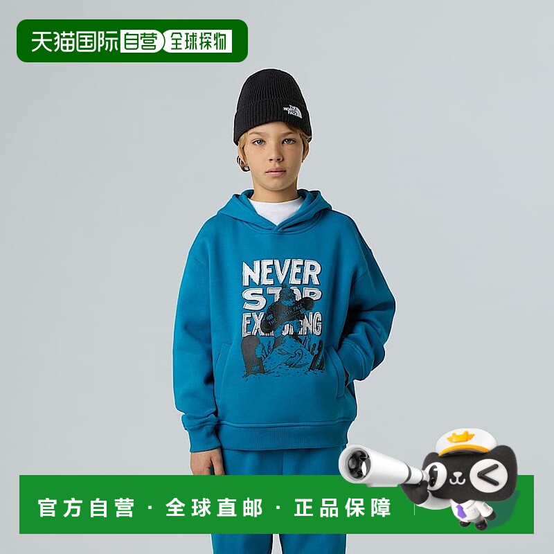 欧洲直邮北面 Sports Graphic男童大连帽卫衣 THE NORTH FACE