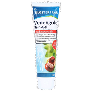 欧洲直邮Klosterfrau德国修女马栗七叶树凝胶150ml静脉曲张腿肿痛