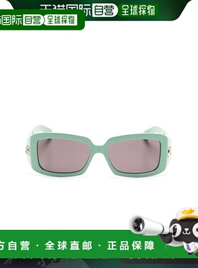 1h可退 香港直邮Gucci 古驰 女士 GG 矩形太阳镜 755245J1691
