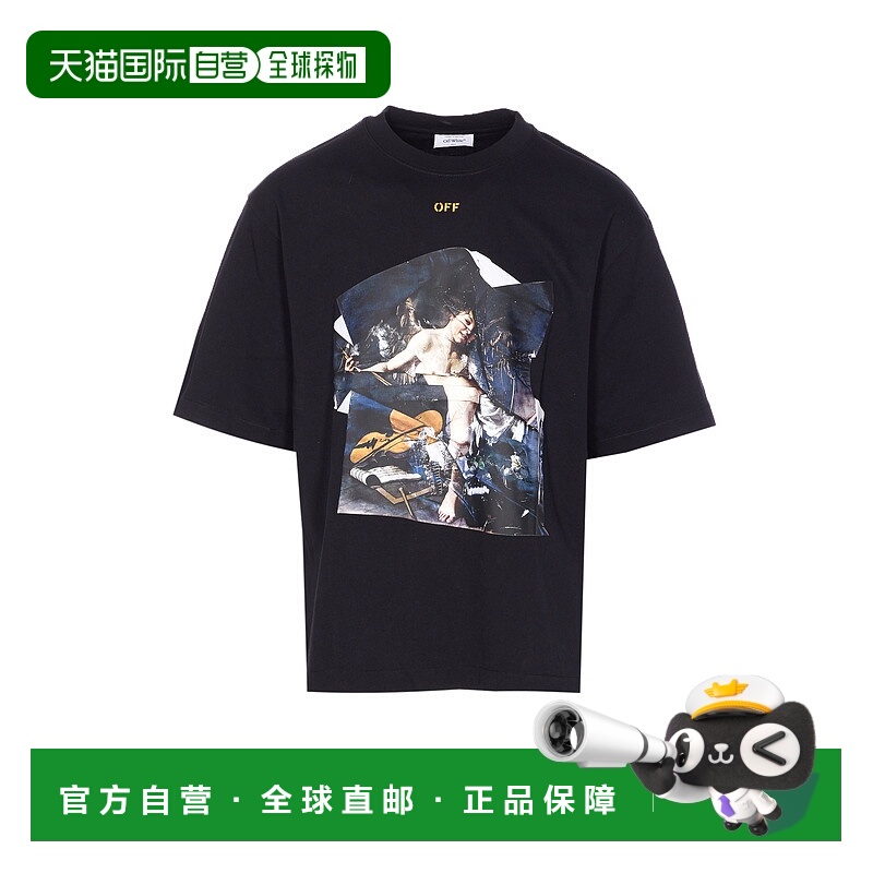 1h可退 香港直邮OFF-WHITE 男士T恤 OMAA120F25JER00R1016 AW2025