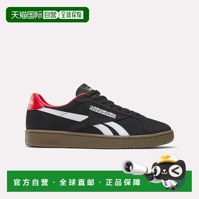 自营Reebok Club C Grounds UK Unisex鞋-黑色/ftwr白色/口香糖