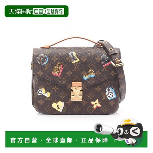 日本直邮中古LV路易威登女包B级9新handbag手提包涂层/防水帆布斜