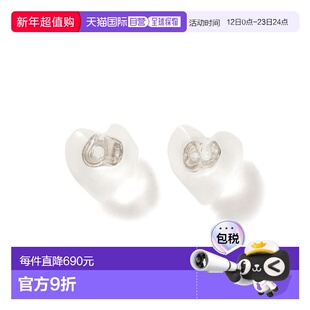 日本直邮Lemme. 女士 Glacier Bay 冰山造型不对称银饰耳环 64423