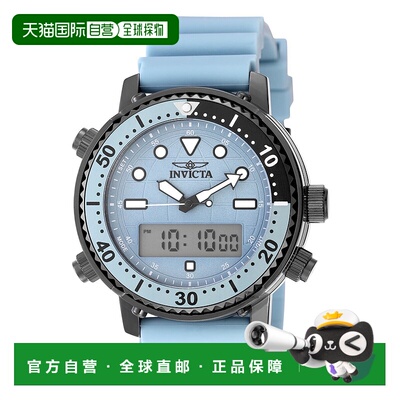自营Invicta Men's Pro Diver Quartz Watch - light blue 美国奥