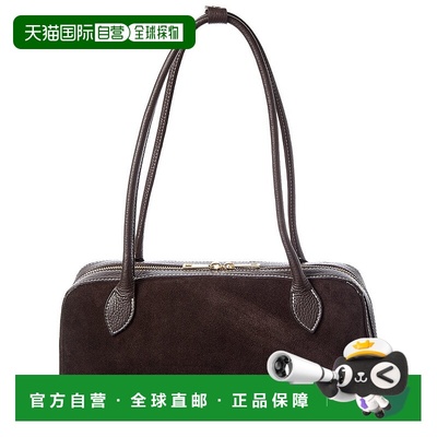 自营Persaman New York Hazel16 Suede Shoulder Bag - brown 美