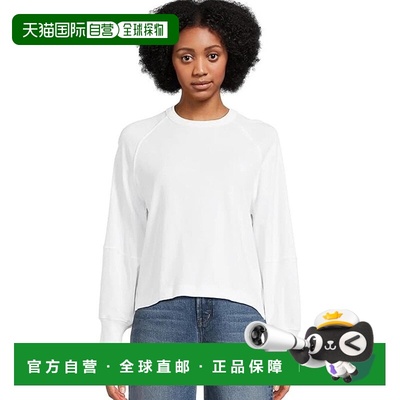 自营Madewell T-Shirt Women's  White  Cotton Raglan Sleeve Cr