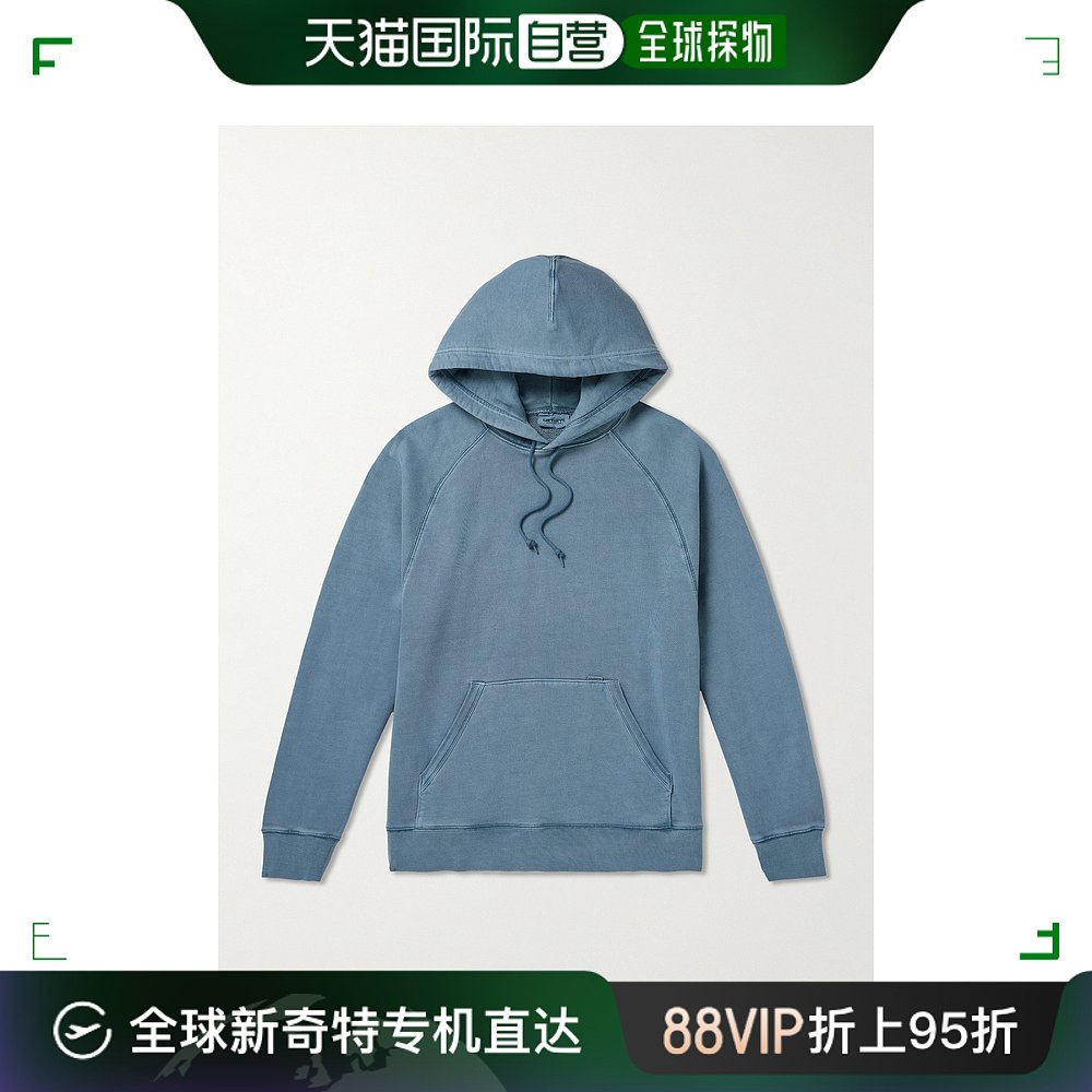 香港直邮潮奢 CARHARTT WIP 男士Taos 件染棉针织连帽衫 男装 卫衣 原图主图