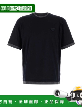 1h可退 香港直邮潮奢 Prada 普拉达 男士 短袖圓領 T 卹 UJN912SW