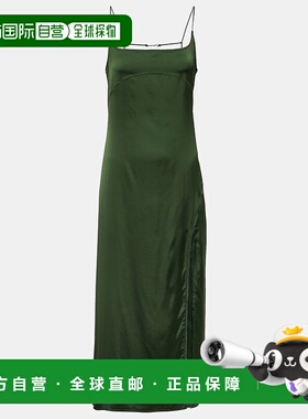 1h可退 香港直邮Jacquemus 女士 La Notte 长袍缎面吊带连衣裙