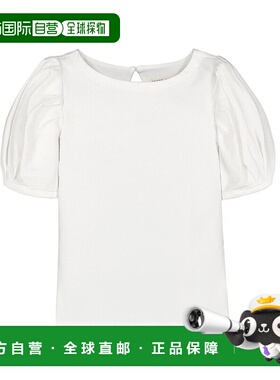 自营 Hope & Henry 泡泡袖上衣 - 白色 美国奥莱直发