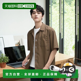 衬衫 亚麻短袖 长谷川主理天然 CAHLUMN 日本直邮官方授权