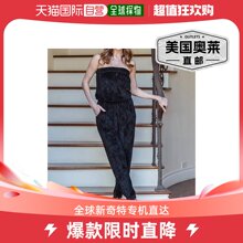 美国奥莱 haute黑色无肩带连身裤 直发 黑色 red