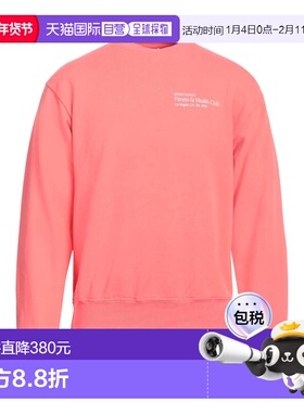 1h可退 香港直邮潮奢 SPORTY & RICH 男士 运动衫 red红色 舒适时