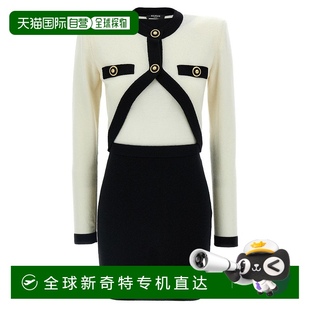 香港直邮Balmain 女士 1小时内可退 巴尔曼 EF1R9259K 长袖 连衣裙