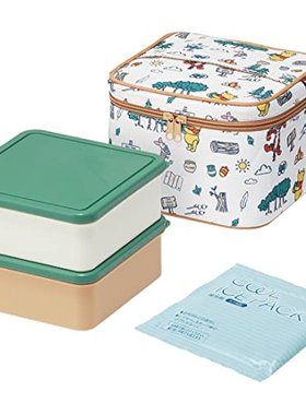 斯凯达 休闲午餐盒2240ml带冰袋小熊维尼图KCPC2-A