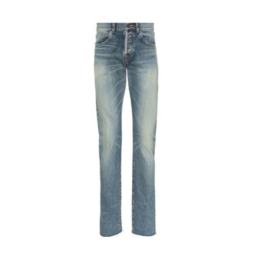 Saint Laurent 头巾装饰牛仔裤 551339Y962T