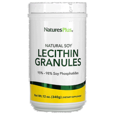 香港直发naturesplus天然大豆卵磷脂颗粒340g补充补充剂胆碱