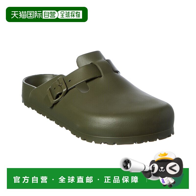自营Birkenstock波士顿Eva橡胶骡子-棕色 美国奥莱直发拖鞋洞洞鞋图片