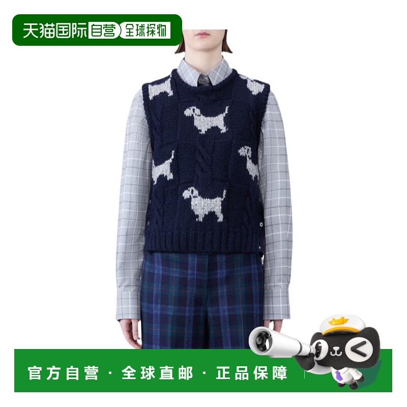 1h可退 香港直邮THOM BROWNE 女士针织衫 FKV180AY1506415 AW2023