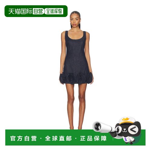 香港直邮Self-Portrait 女士 牛仔花朵迷你连衣裙 RS26821SBL