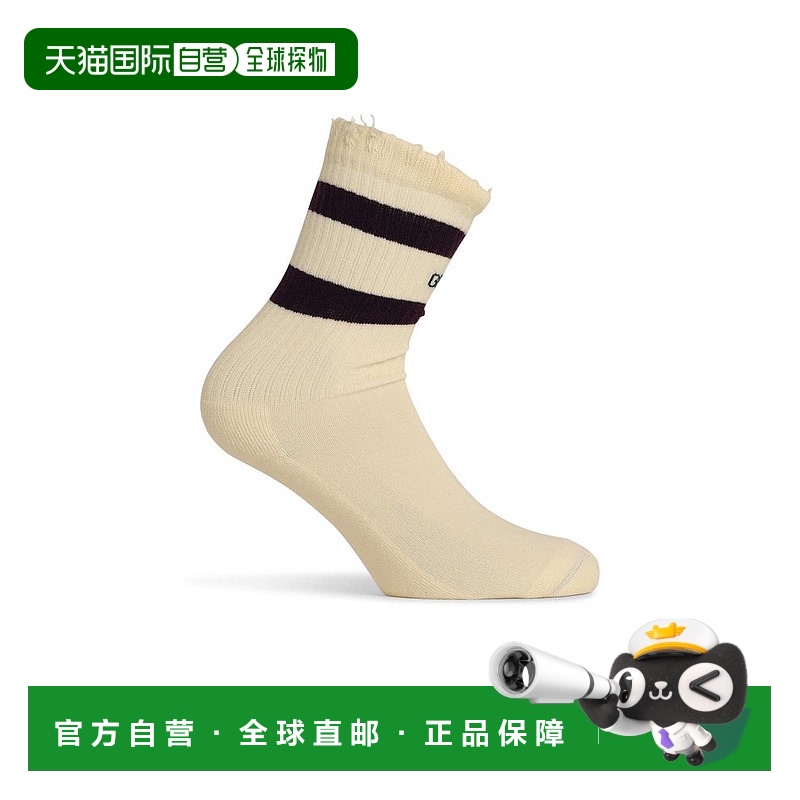 1h可退 香港直邮潮奢 GOLDEN GOOSE 男士 徽标袜子 GUP00883P0004