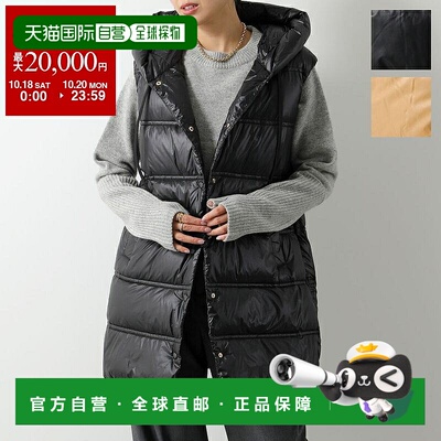 日本直邮 VLAB Laboratorio N.5 女式连帽马甲羽绒背心 CIRCLE FW