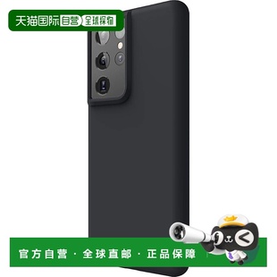 日本直邮 硅胶保护套 elago 薄款 黑手机壳 GalaxyS21Ultra