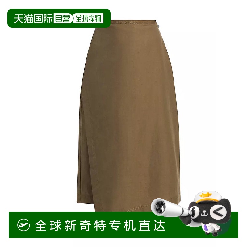 【美国直邮】VINCE 女士半身裙中长款褶皱休闲百搭潮流时尚舒适女