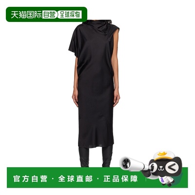 1h可退 香港直邮Rick Owens 垂领连衣裙 RP02E4543SCH