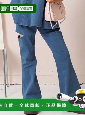 1h可退 日本直邮官方授权 ALGY 侧开叉喇叭裤童装