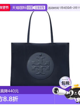 香港直邮Tory Burch Ella 小号托特包 164757汤丽柏琦尼龙拉链