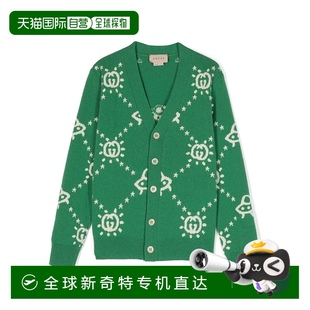 古驰 7480 香港直邮潮奢 童装 1h可退 针织开衫 女童 Gucci V领长袖