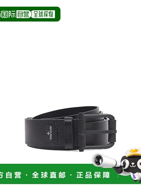 香港直邮Stone Island 可调节牛皮腰带皮带 K2S159300002S0072