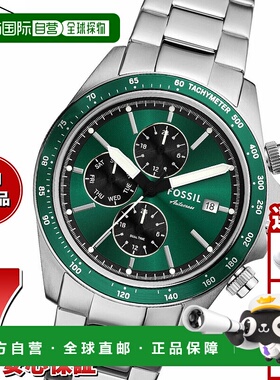 日本直邮Fossil 男士 AUTOCROSS 多功能不锈钢手表 FS6127
