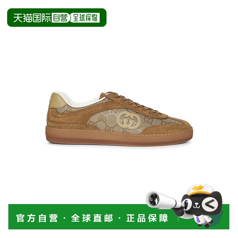 1h可退 香港直邮GUCCI 男士运动鞋 813686AAEX59547 AW2025 棕色